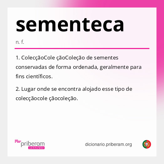 Significado de sementeca
