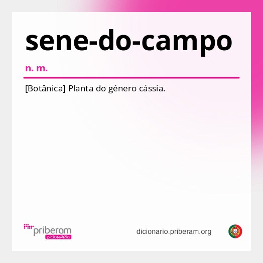 Significado de sene-do-campo