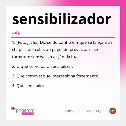 Significado de sensibilizador