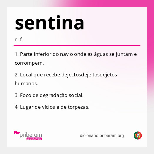 Significado de sentina