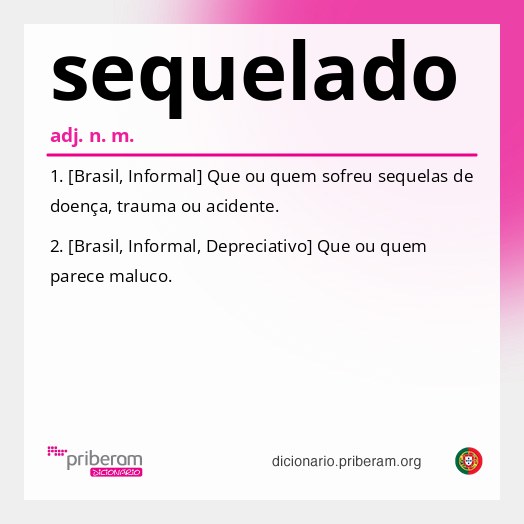 Significado de sequelado