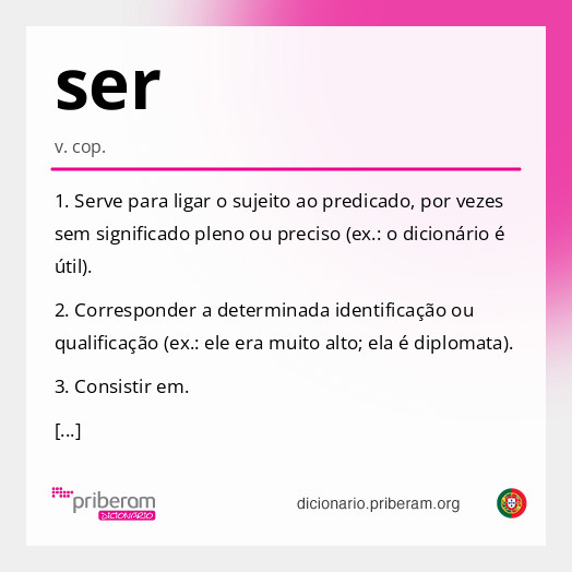Significado de ser