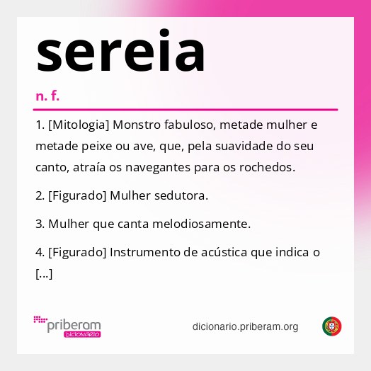 Significado de sereia