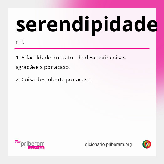 Significado de serendipidade
