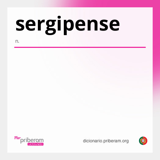 Significado de sergipense