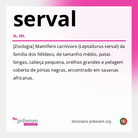 Significado de serval