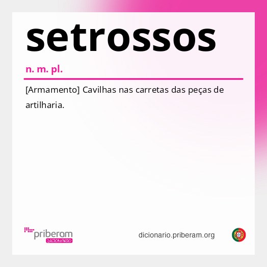 Significado de setrossos