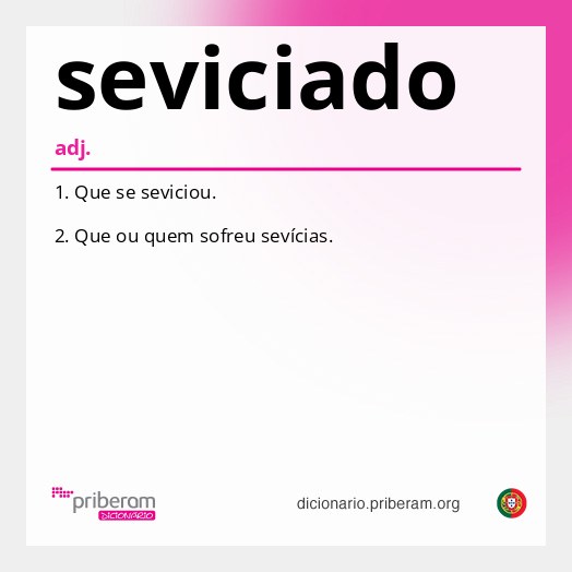 Significado de seviciado