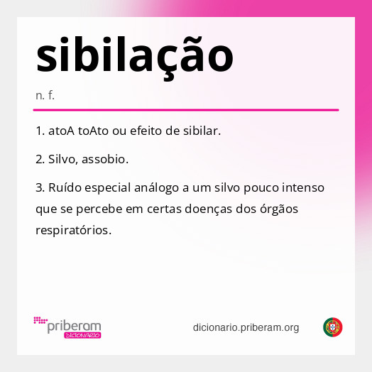 Significado de sibilação