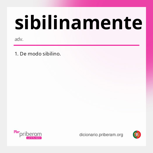 Significado de sibilinamente