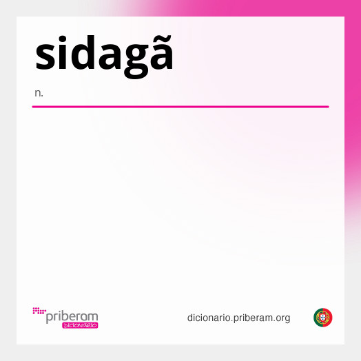 Significado de sidagã