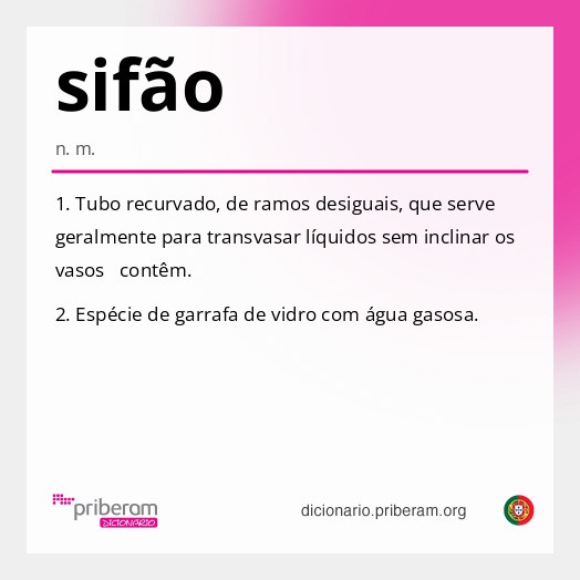 Significado de sifão
