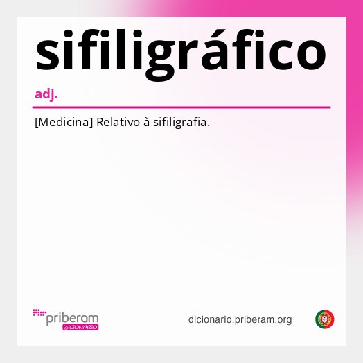 Significado de sifiligráfico