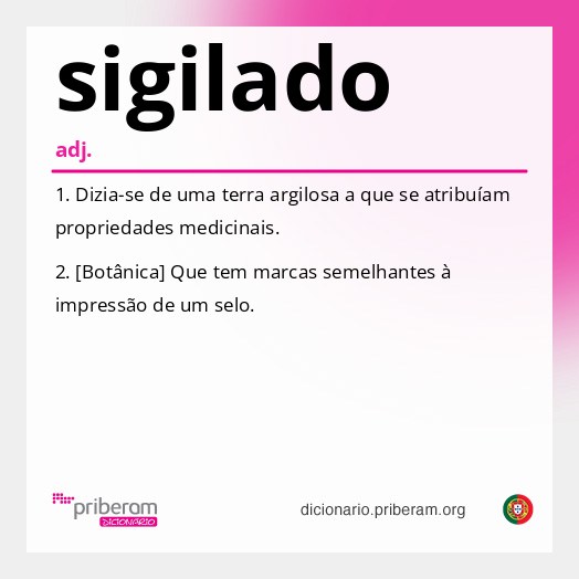 Significado de sigilado
