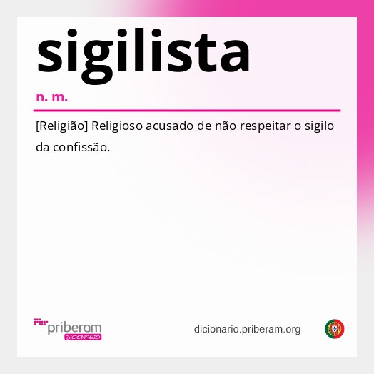 Significado de sigilista