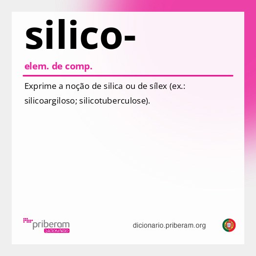 Significado de silico-