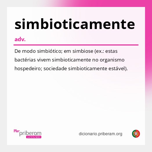 Significado de simbioticamente