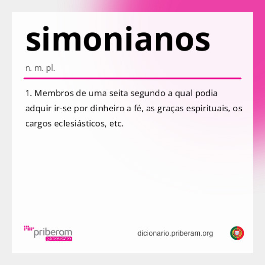 Significado de simonianos