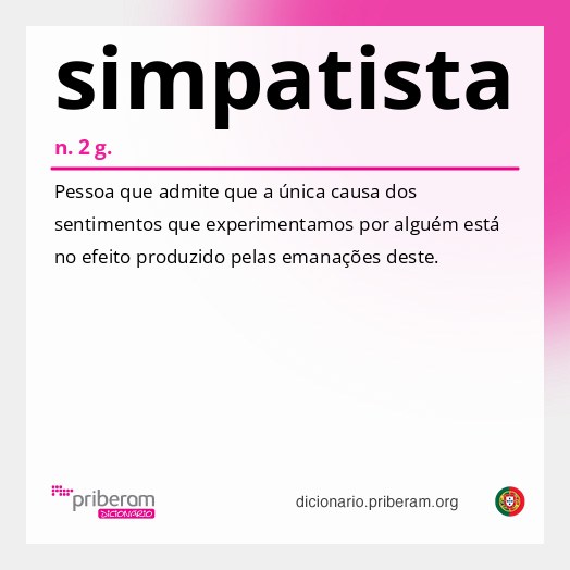 Significado de simpatista