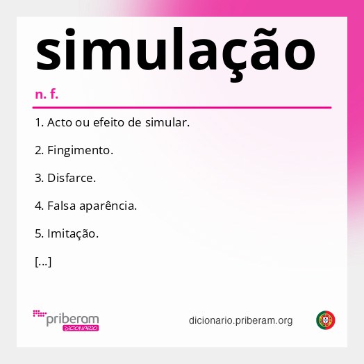Significado de simulação
