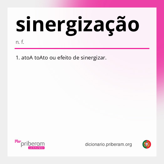 Significado de sinergização
