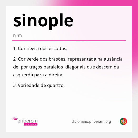 Significado de sinople