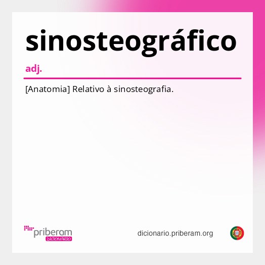 Significado de sinosteográfico