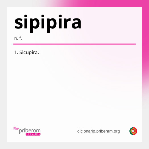 Significado de sipipira