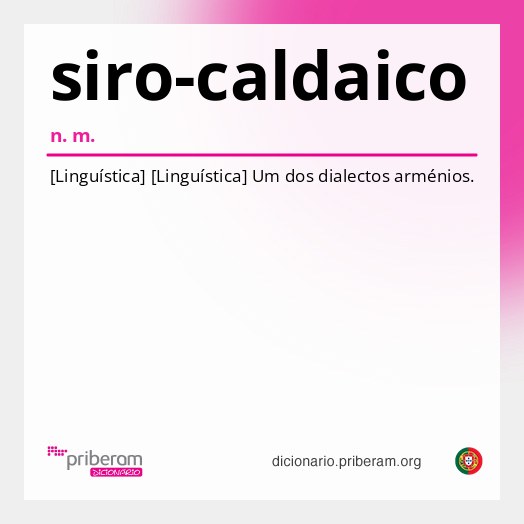Significado de siro-caldaico
