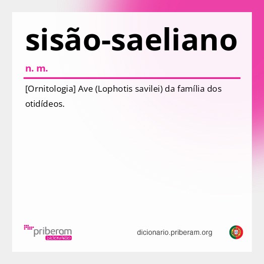 Significado de sisão-saeliano