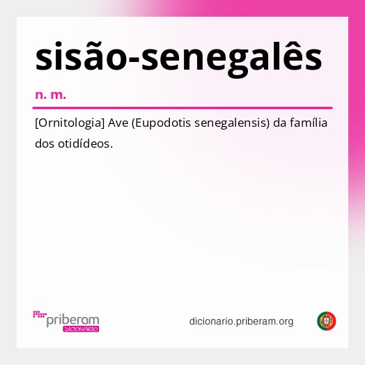 Significado de sisão-senegalês