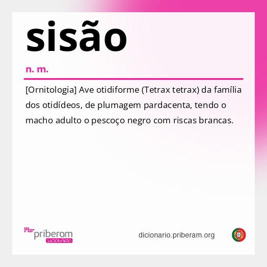 Significado de sisão