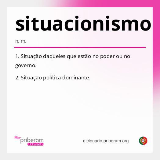 Significado de situacionismo