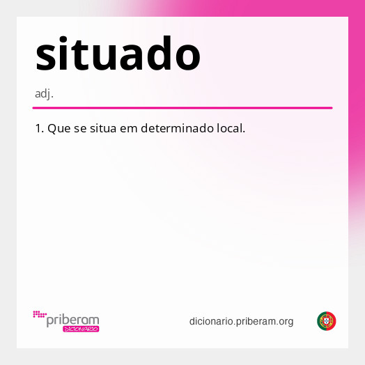 Significado de situado