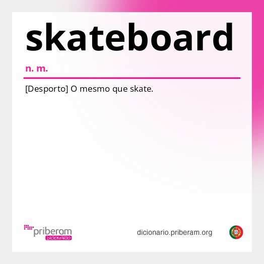 Significado de skateboard