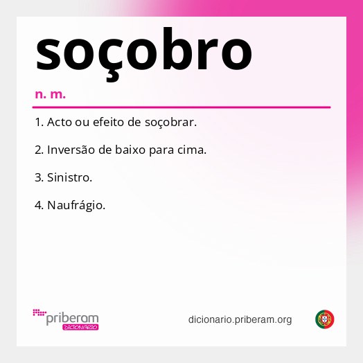 Significado de soçobro