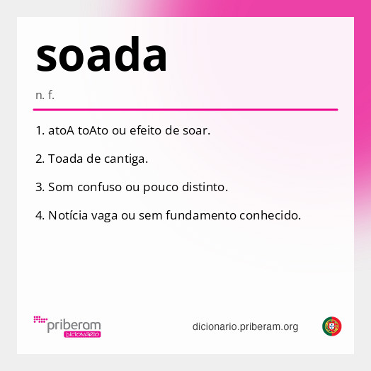 Significado de soada