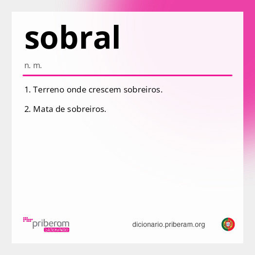 Significado de sobral