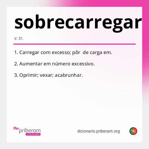 Significado de sobrecarregar