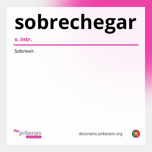 Significado de sobrechegar