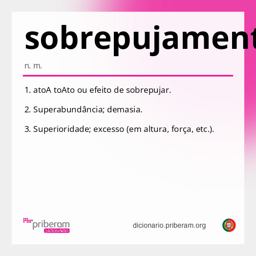 Significado de sobrepujamento