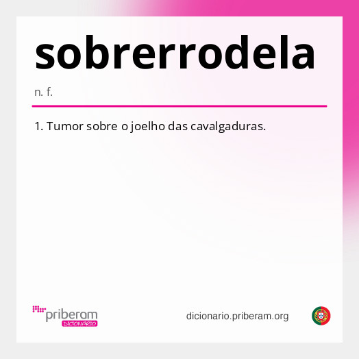 Significado de sobrerrodela