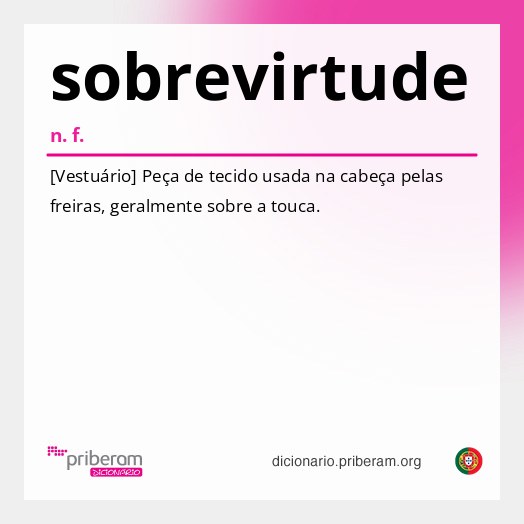 Significado de sobrevirtude