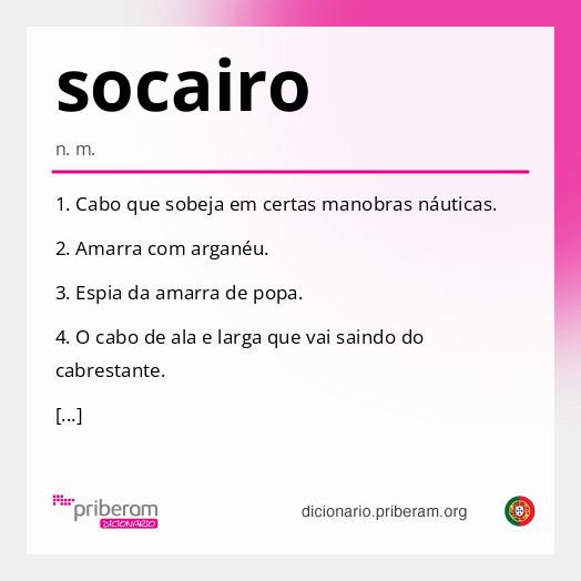 Significado de socairo