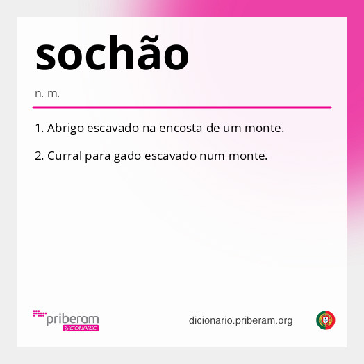 Significado de sochão