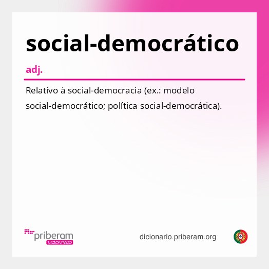 Significado de social-democrático