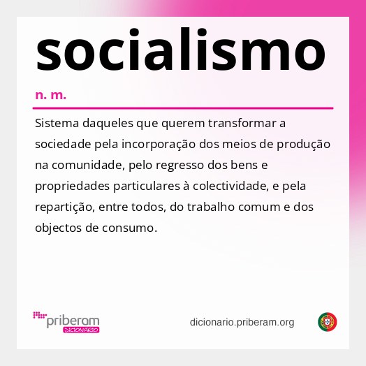 Significado de socialismo