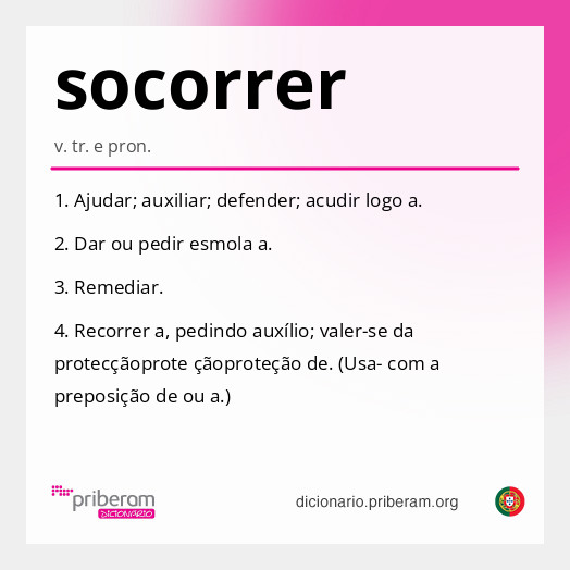 Significado de socorrer