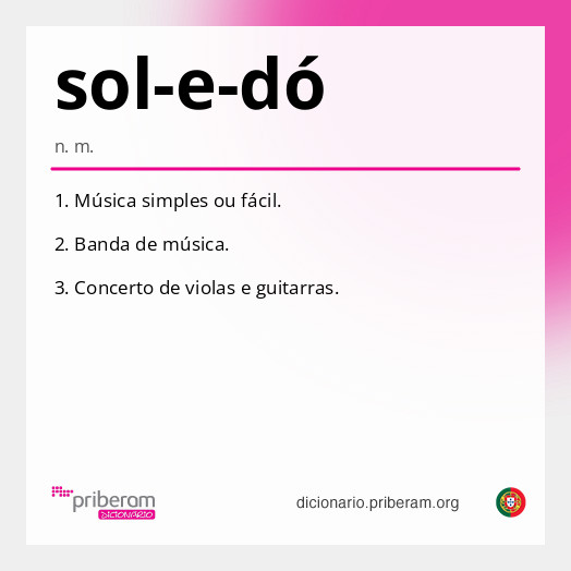 Significado de sol-e-dó