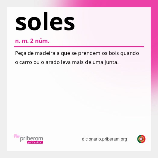 Significado de soles